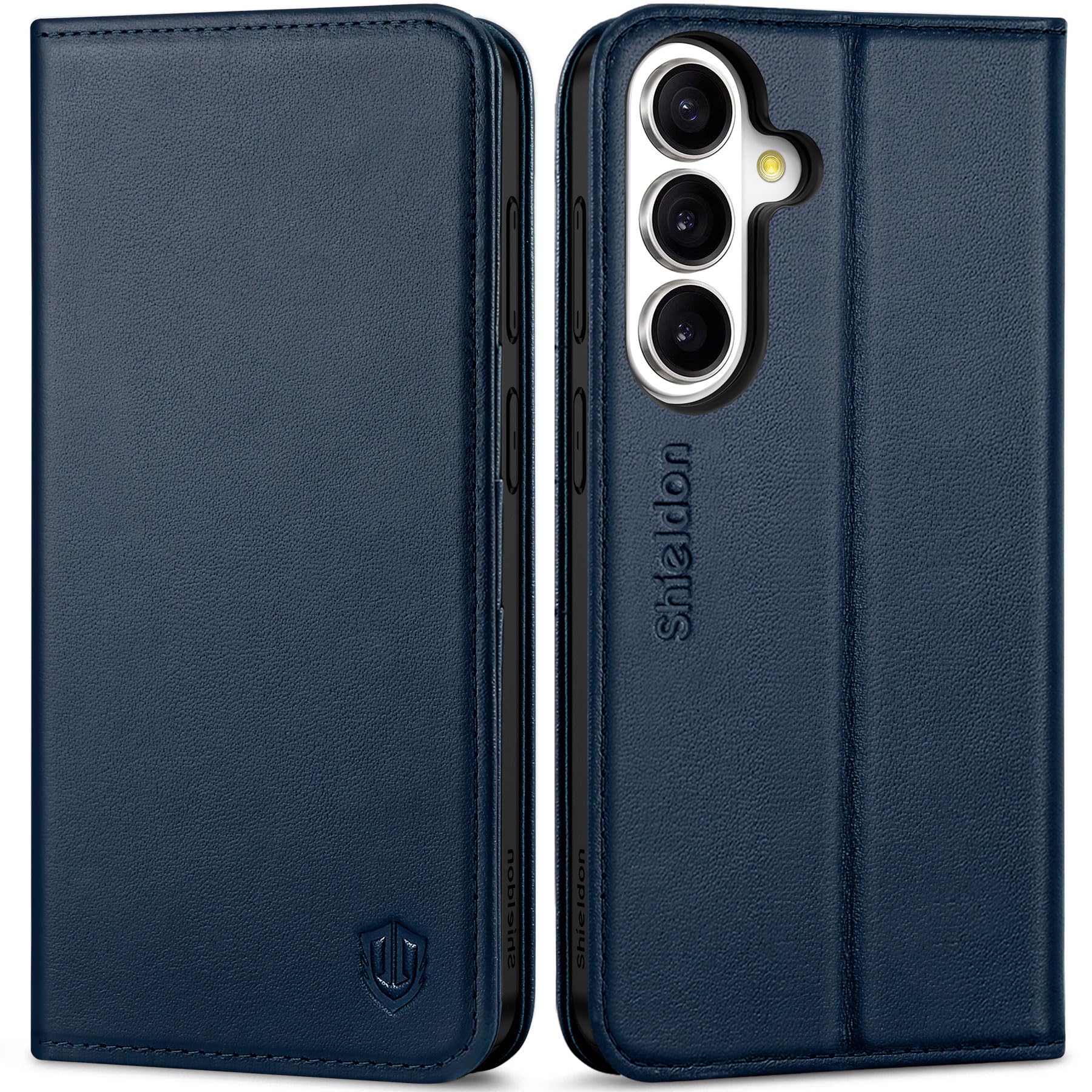 SHIELDON Hülle für Galaxy S26+ 5G 6,7" 2026, Lederhülle Hand