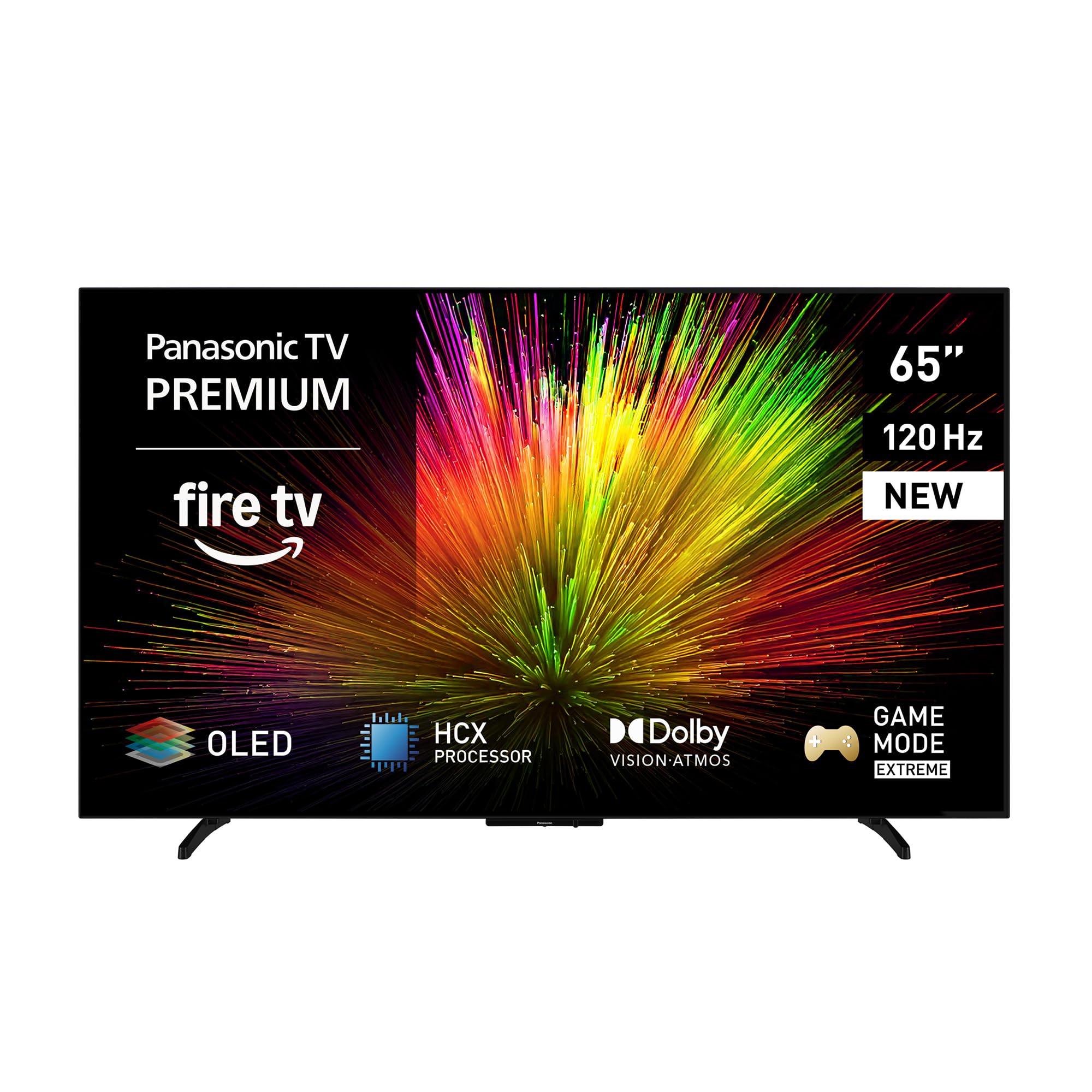 Panasonic Premium TV-​65Z80BEZ, Serie Z80B, 65 Pollici, Smart TV 4K Ultra HD OLED, 2025, Fire TV, Dolby Vision e Atmos, Modalità Game Extreme, Supporto Alexa e Apple, Bluetooth, Nero