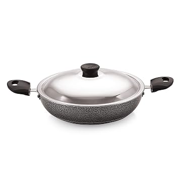 Anjali Diamond Classic Induction Kadai 2 LTR with S.S. Lid