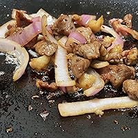 Vista 5 de 13-Inch Korean BBQ Grill Pan, Cast Iron Griddle for Indoor and Outdoor Stovetop Use