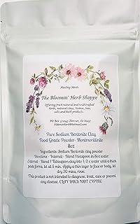 Bentonite Clay Montmorillonite Fine Powder ~ 8oz ~ NATURAL FOOD GRADE POWDER ~ Detoxification ~ White Label Premium Herbs...