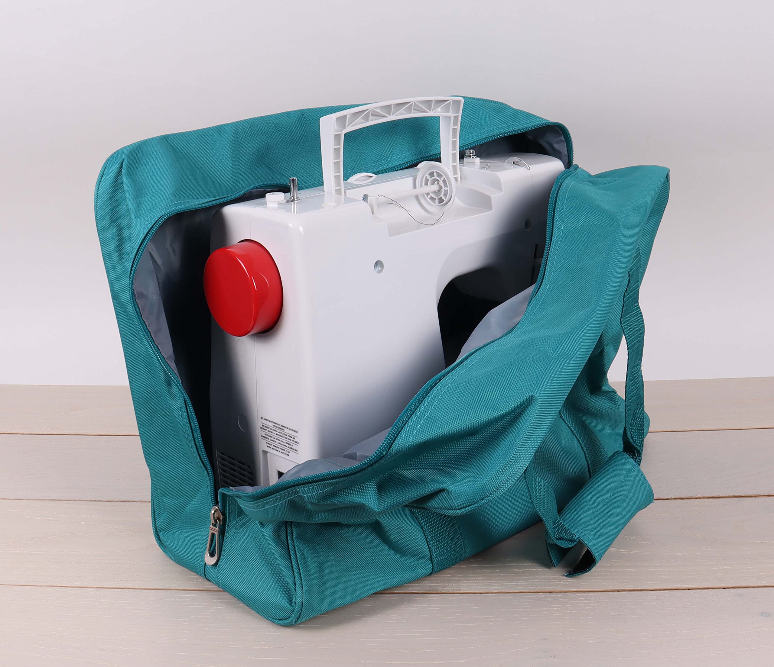 Hobbygift MR4660TEAL Sewing Machine Carry Case, Teal, One Size, 47 x 21 x 33cm - Image 2