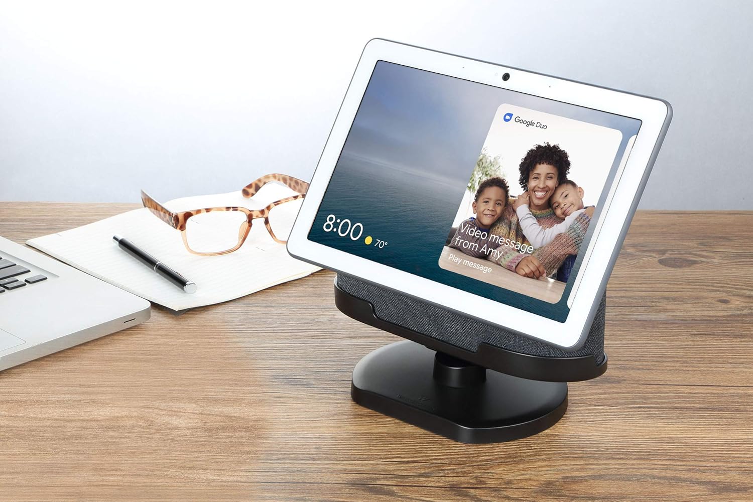 Discount [Official Made for Google] Wasserstein Adjustable Stand Compatible with Google Nest Hub Max - Perfect Companion for Your Nest Hub Max (Charcoal)