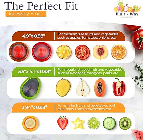 Vista 2 de Contenedores de almacenamiento de frutas para refrigerador Almacenamiento de frutas y verduras y almacenamiento de productos Contenedores