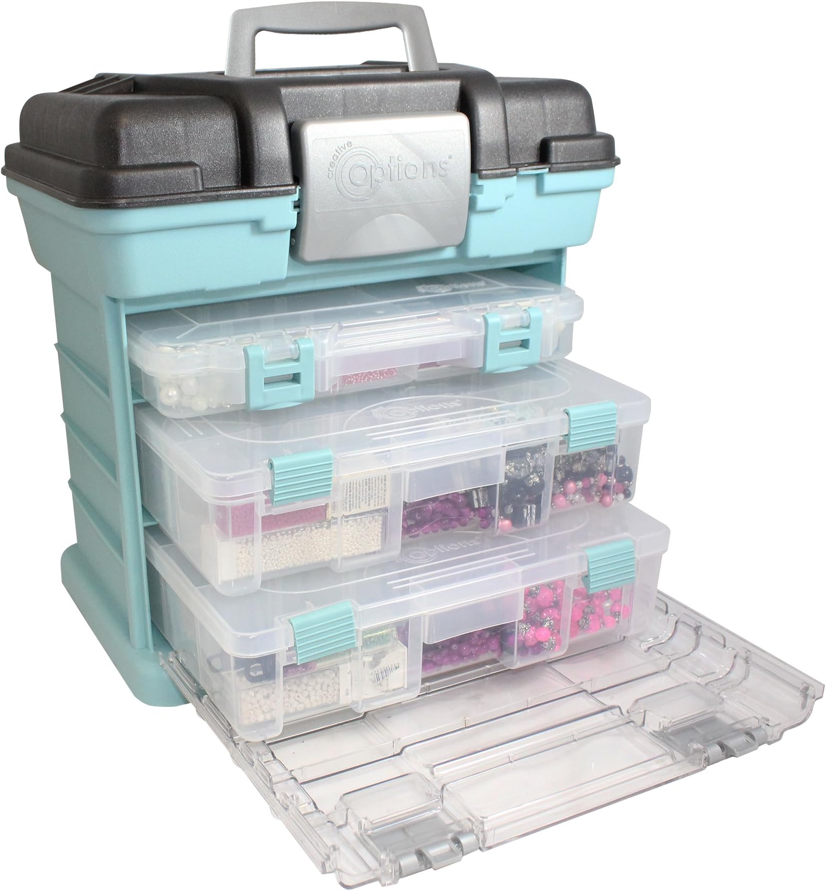 1363-83 Grab N' Go Rack System, Soft Blue,Medium