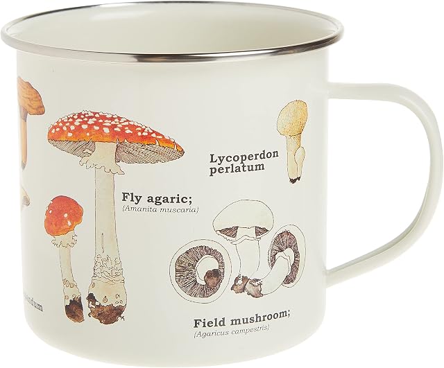 Gift Republic GR270058 Mushroom Enamel Mug
