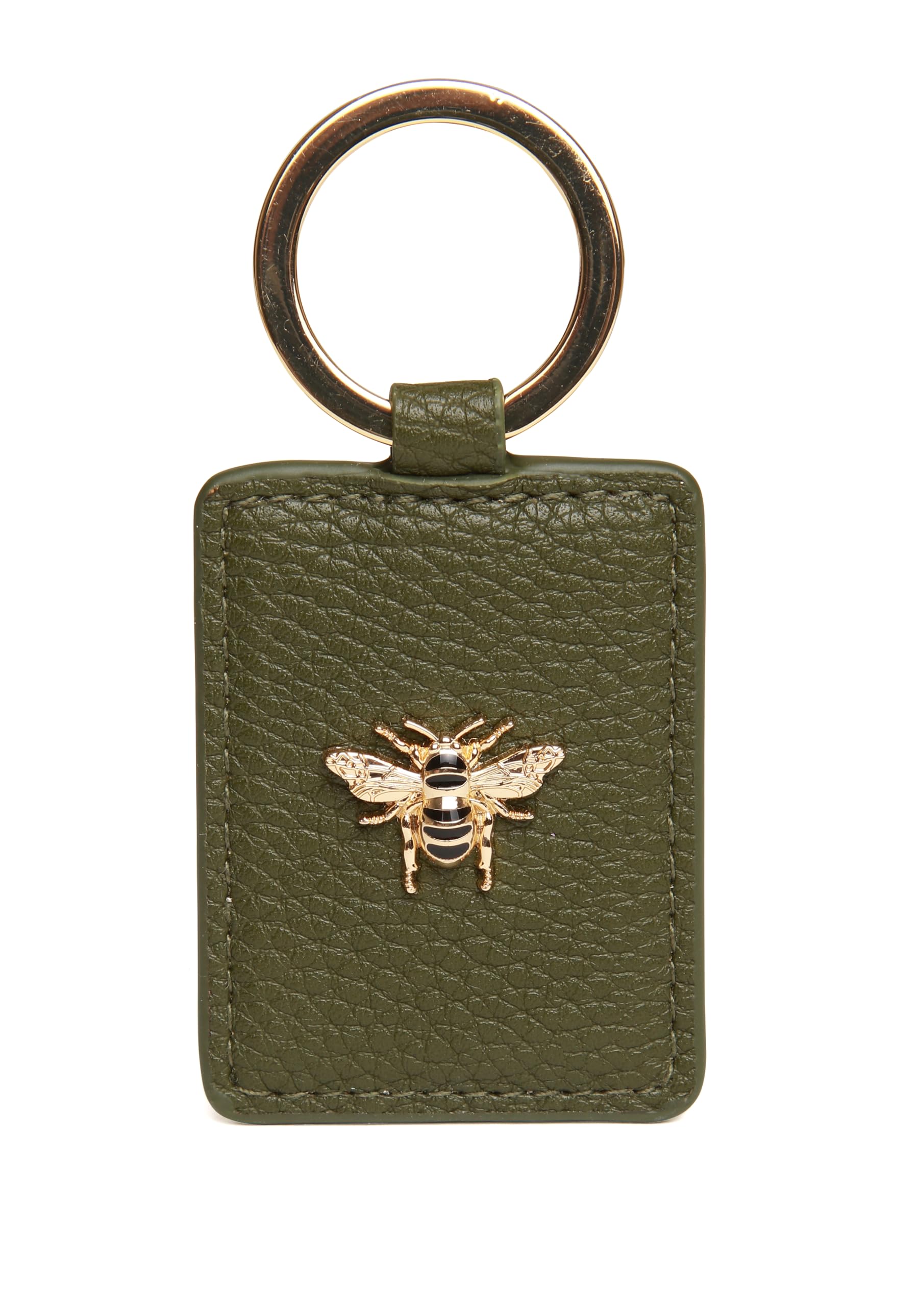 Alice Wheeler Women's Olive Bee Keyring Vegan Leather (Olive)