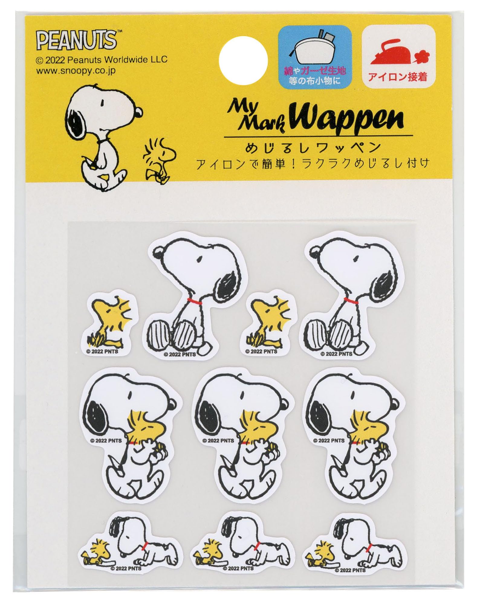 Amazon | ミササ ワッペン スヌーピー・C アイロン接着タイプ 8630  