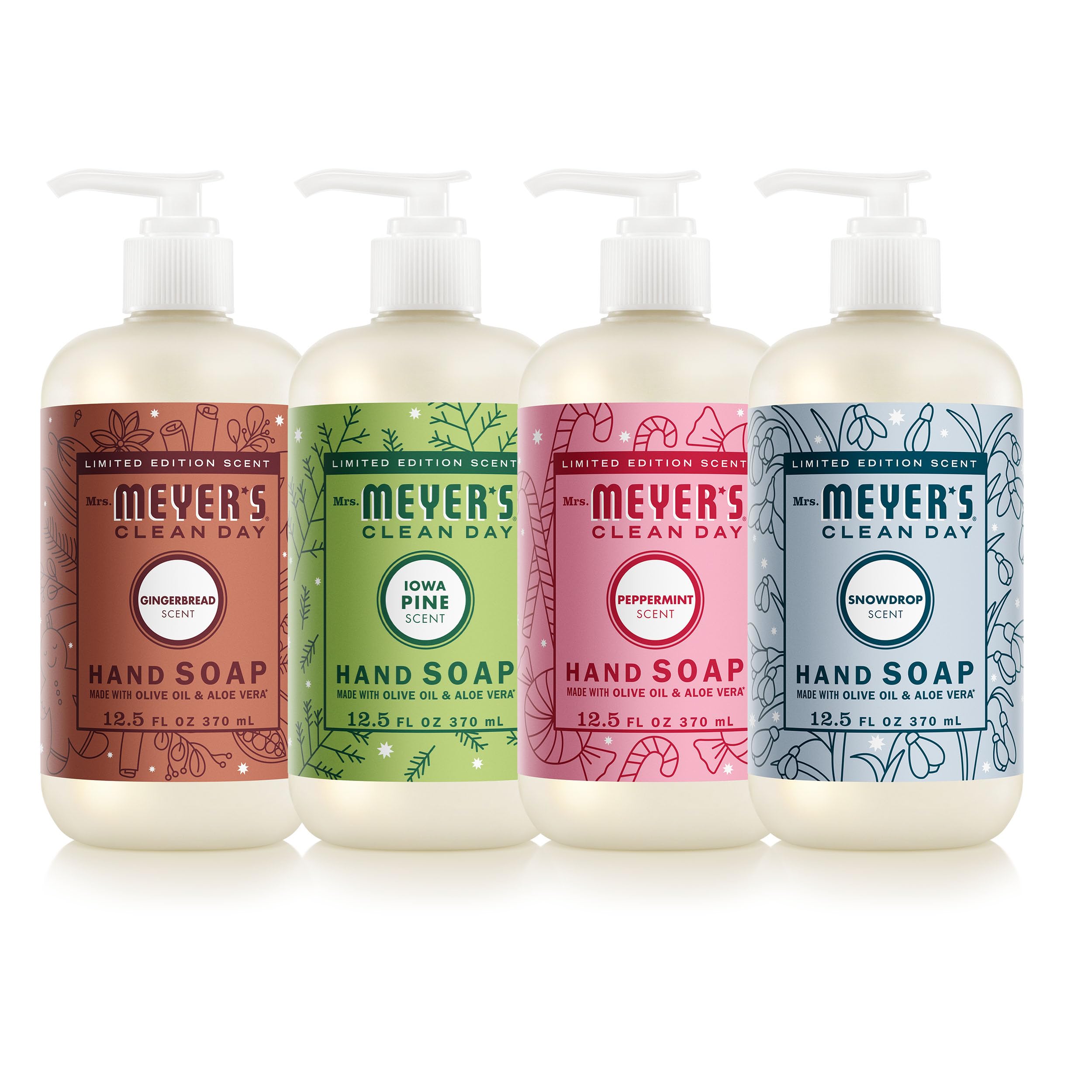 Amazon.com: Mrs. MEYER'S Clean Day Holiday Hand Soap Set, Includes