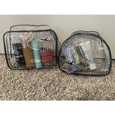 Buy 2 Pack TSA Approved Toiletry Bag 