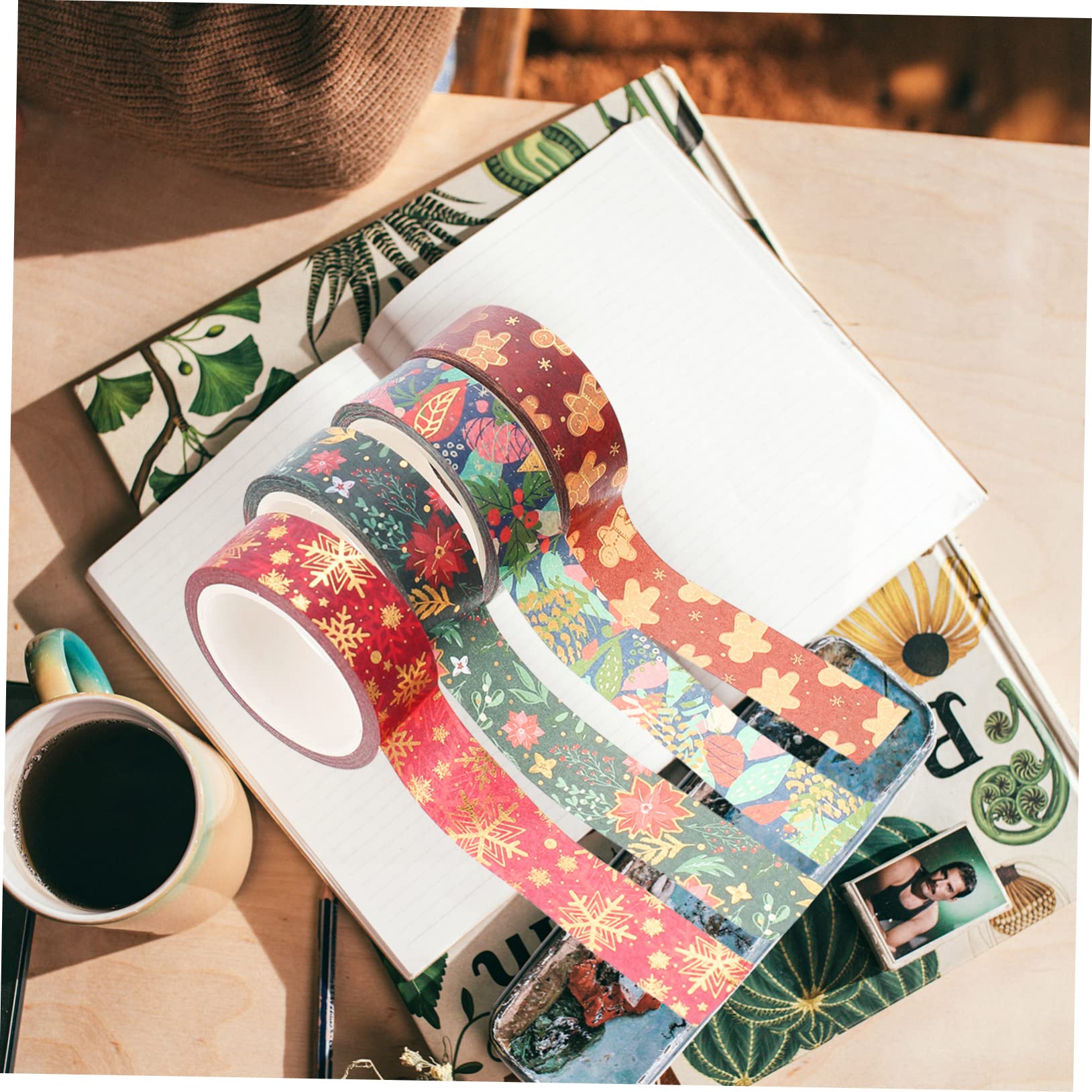 NUOBESTY 84rollen Weihnachts-washi-tape Mit Festlichem Design Für Scrapbooking Und Bastelprojekte Dekorative Klebebänder Für Weihnachtsfeiern Und -handwerke