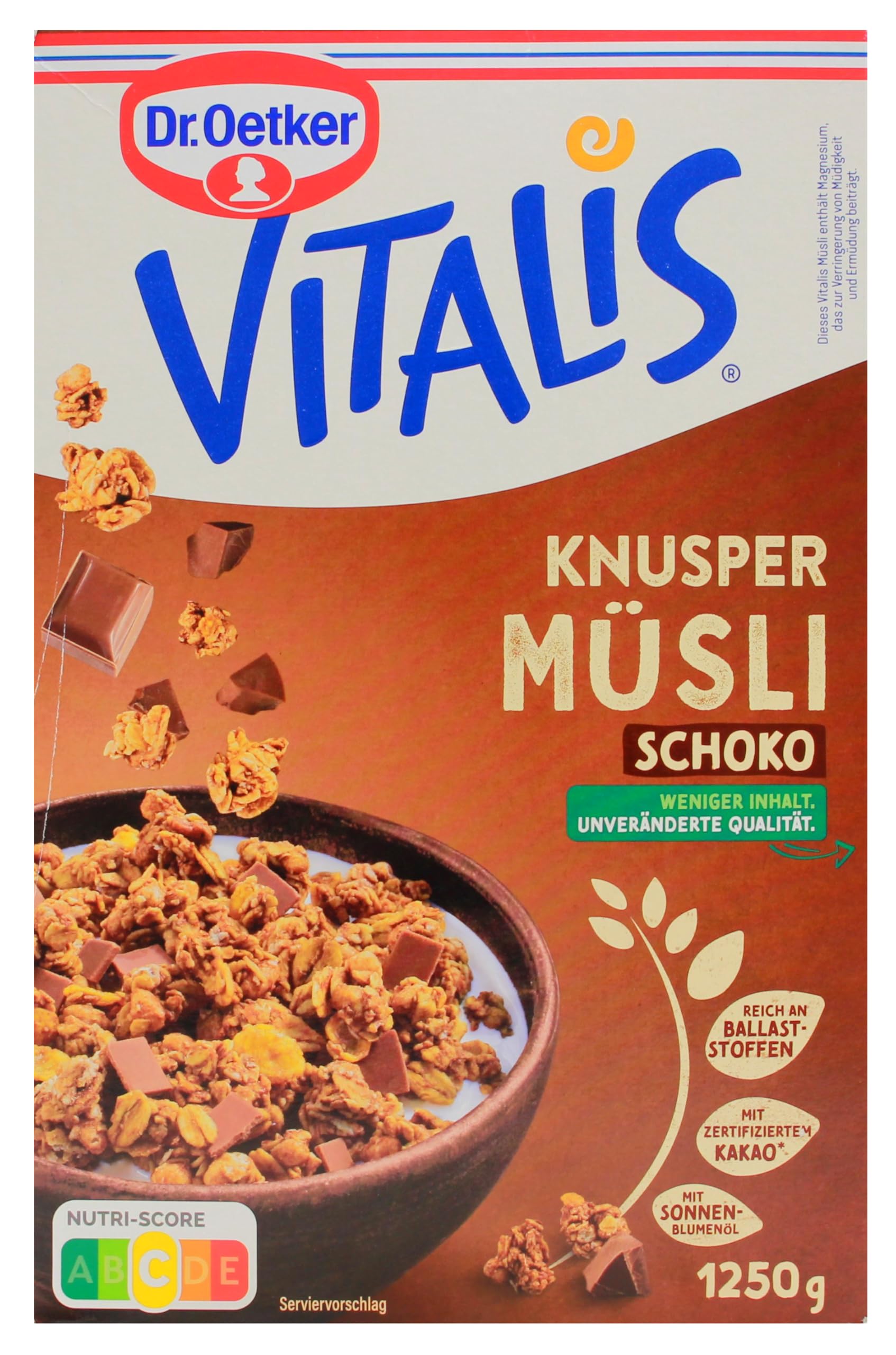 Dr. Oetker Vitalis Knusper Müsli Schoko, 5er Pack (5 x 1.25 kg)