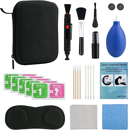 FANPL Kit de limpieza de realidad virtual para Oculus Quest 2 y Quest 3, lente de realidad virtual y controladores y kit de limpiador de auriculares