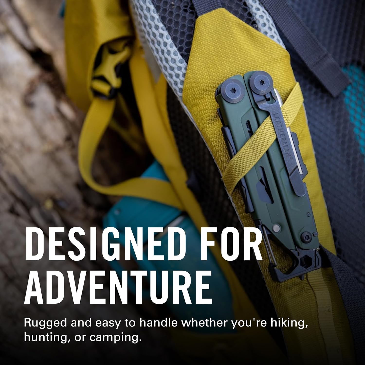 LEATHERMAN, Signal, 19-in-1 Multi-tool for Outdoors, Camping, Hiking, Fishing, Survival, Durable & Lightweight EDC, Made in the USA, Topographical Print