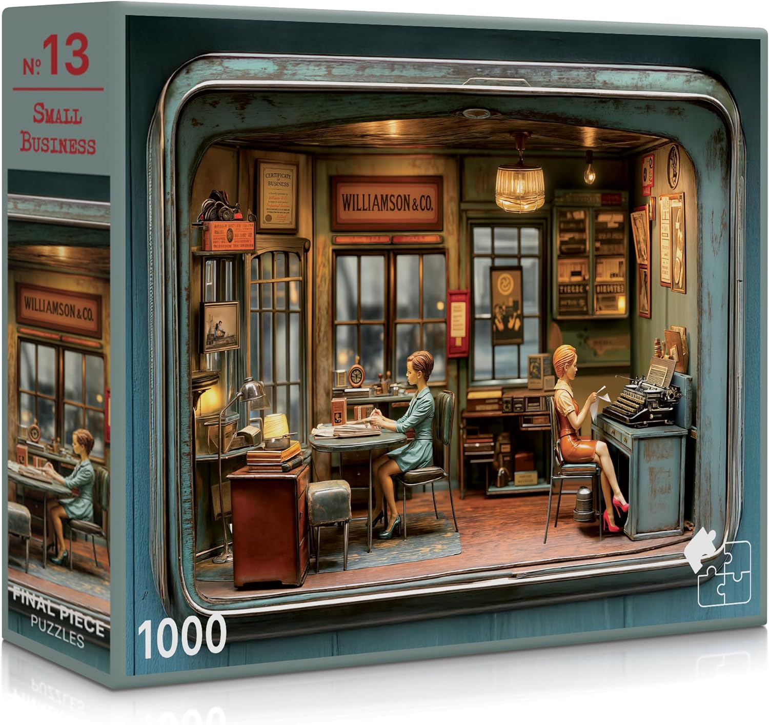 Small Business (No. 13) – 1000 Piece Jigsaw Puzzle for Adults | Printed in USA | Satin Low-Glare Finish | Random Ribbon Cut | Bonus Poster | Display-Worthy Box | Premium Board | Final Piece Puzzles