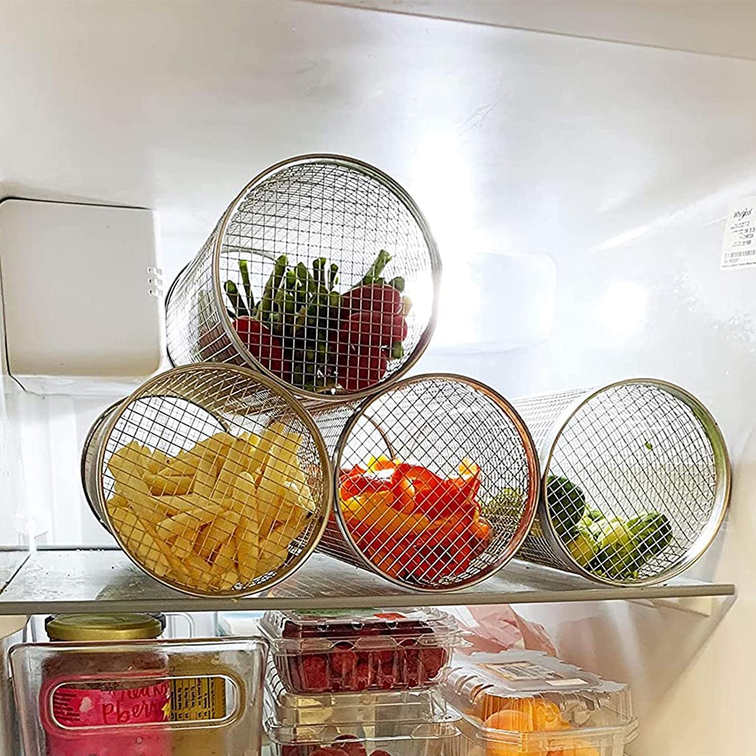 Amazon.co.jp: グリルバスケット | 食品グレード 304 ステンレス