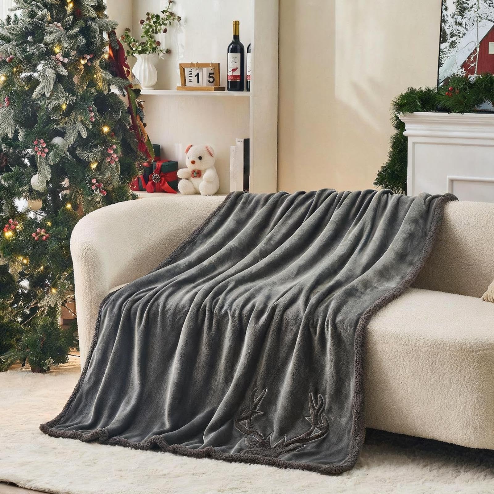 Coperta Plaid Natalizia Home Decor Decorazioni Natalizie Feste