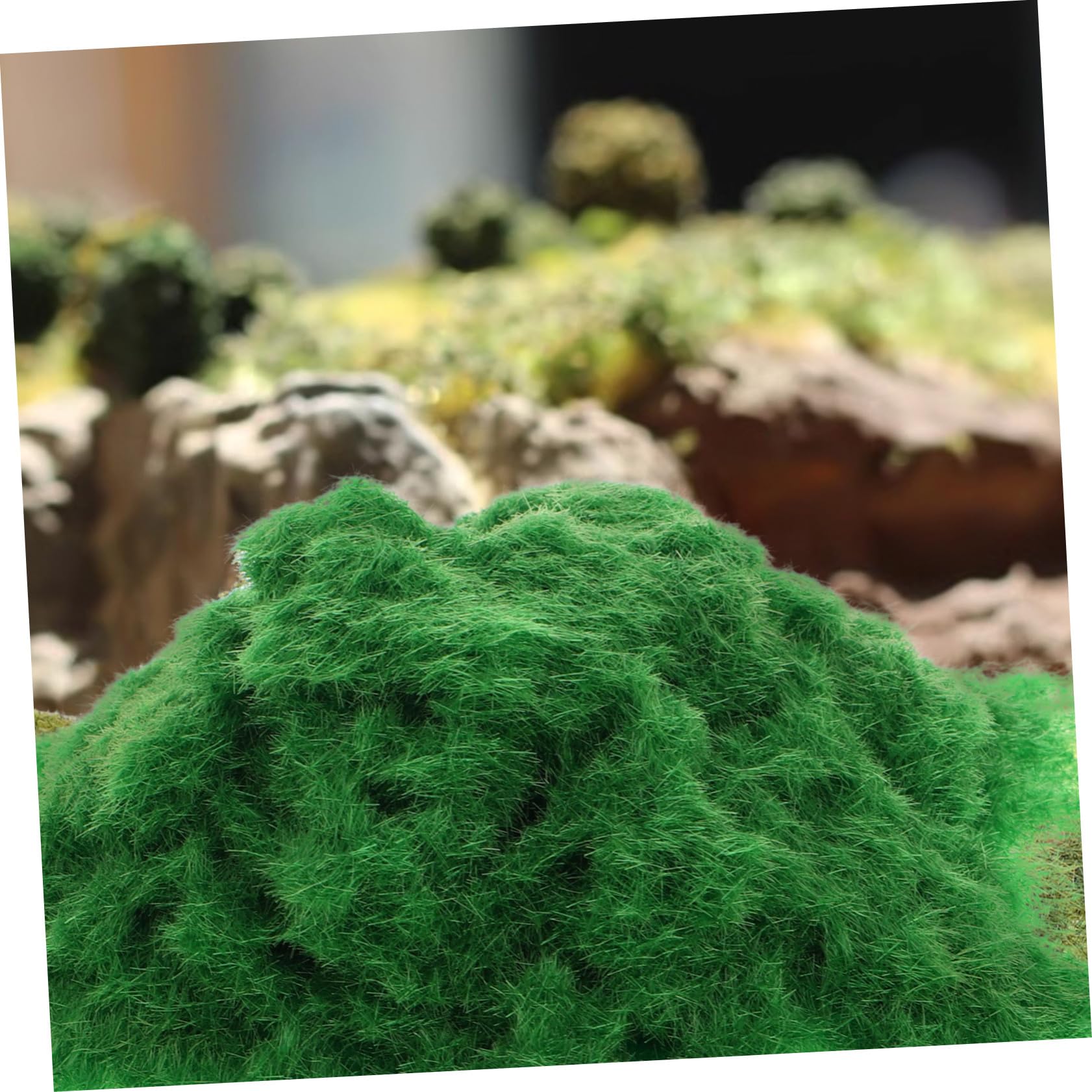 VICASKY 18 Stck. Teiliges Static Grass für Modellbau Streugras und Grasmatten Realistisches Miniatur Landschaftsmaterial für Dioramen Modelleisenbahn Sandtisch und DIY Bastelprojekte