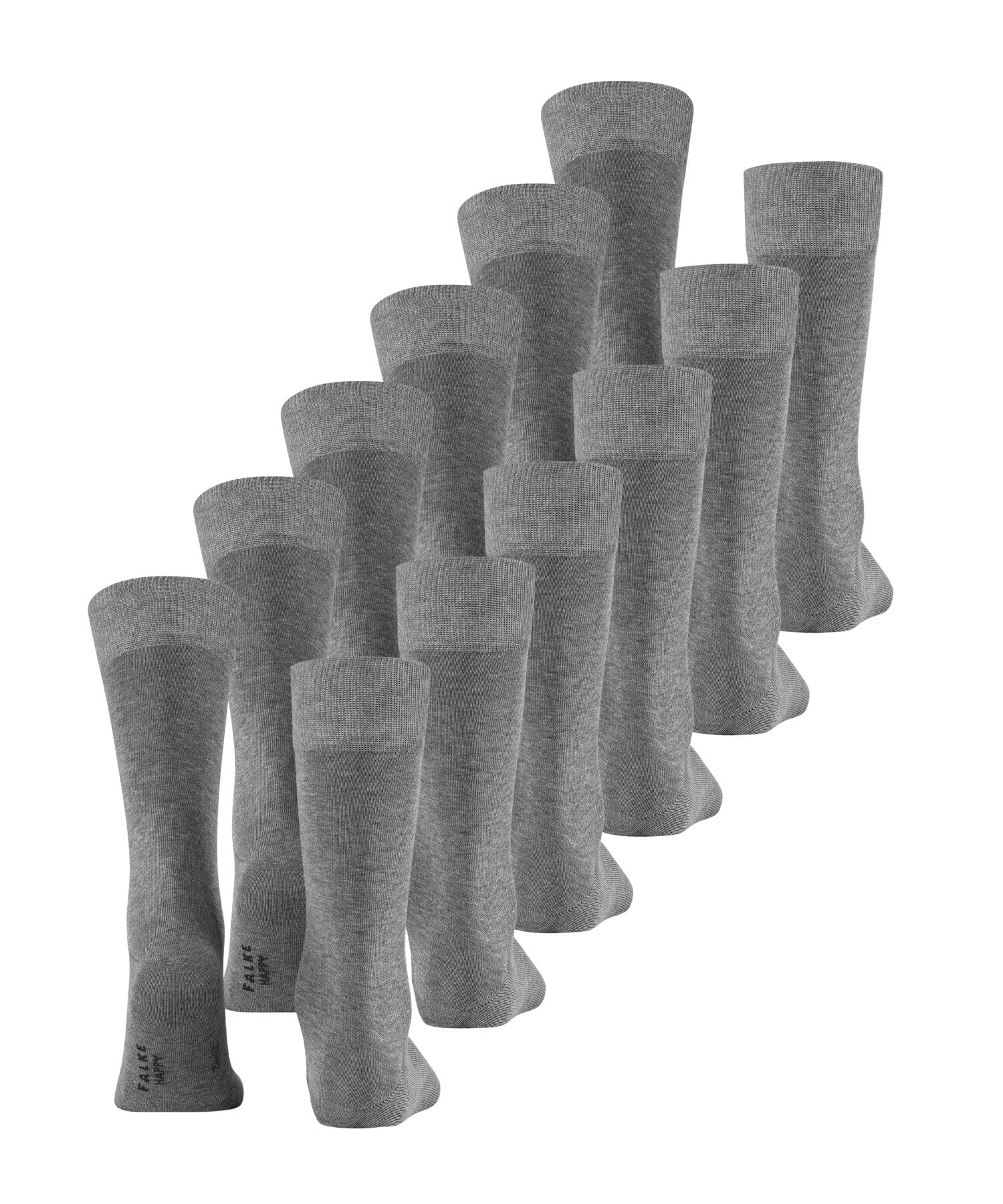 FALKE Herren Happy 6-Pack Socken Baumwolle atmungsaktiv – Ansicht 2
