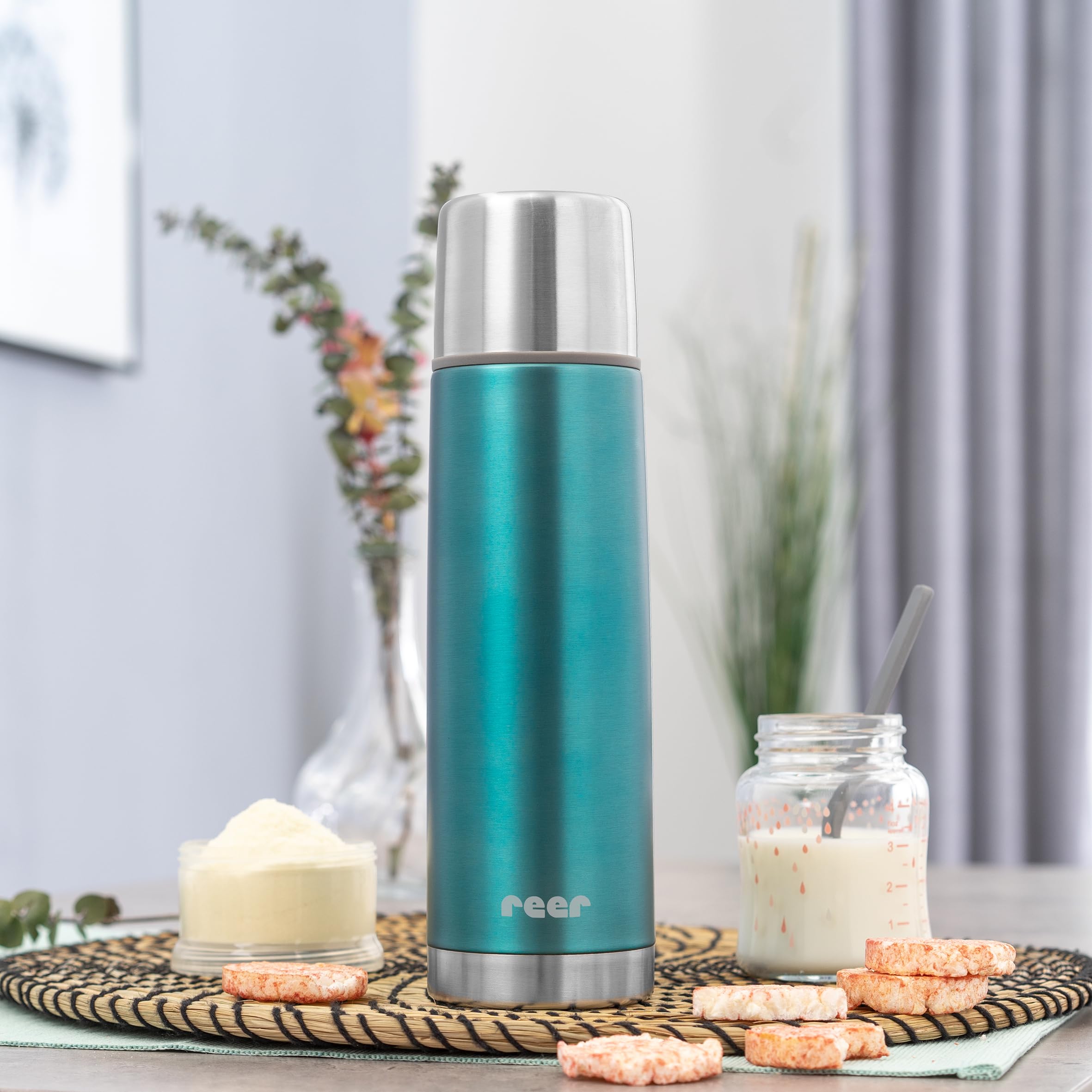 reer ColourCup | Termo de acero inoxidable 500 ml | color azul