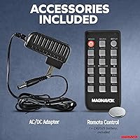 Vista 3 de Magnavox Sistema de estante de CD de 3 piezas con radio estéreo digital PLL FM