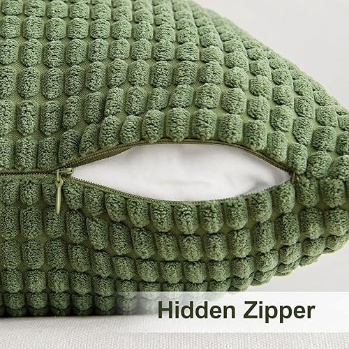 Vista 36 de MIULEE - Fundas de almohada decorativa Funda de cojín suave y sólida para sofá cama Dormitorio.