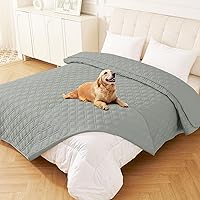 Vista 175 de hyha - Manta impermeable para cama de perro, mantas suaves para mascotas, funda impermeable para sofá para perros, fundas reversibles lavables