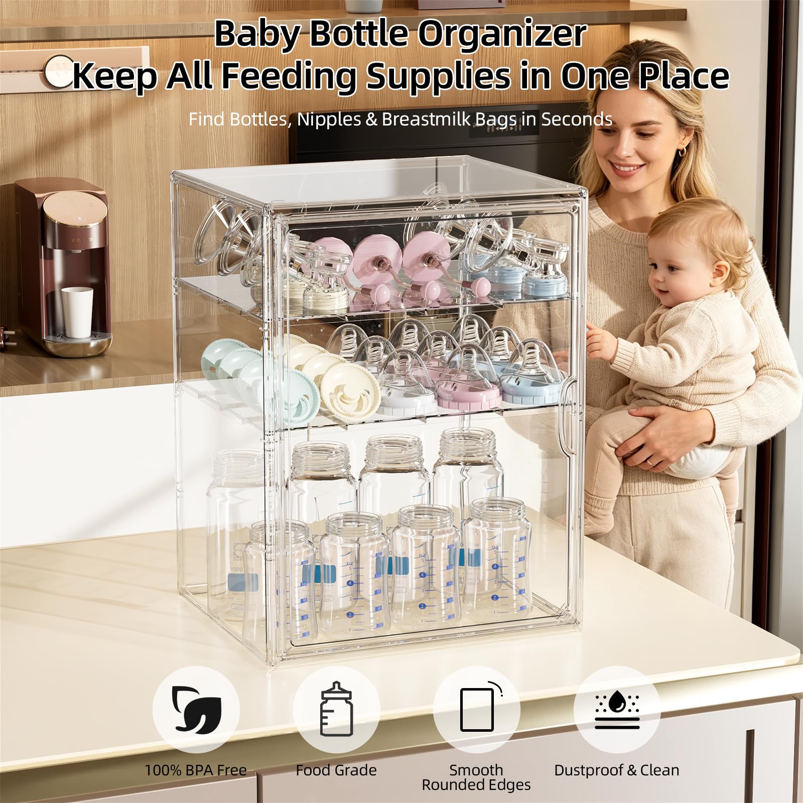 Babyflaschen-Organizer (XXX-Large)