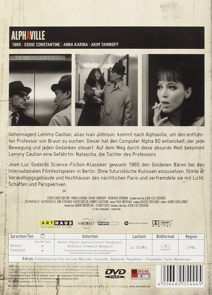 Amazon.co.jp: Alphaville [DVD] : DVD