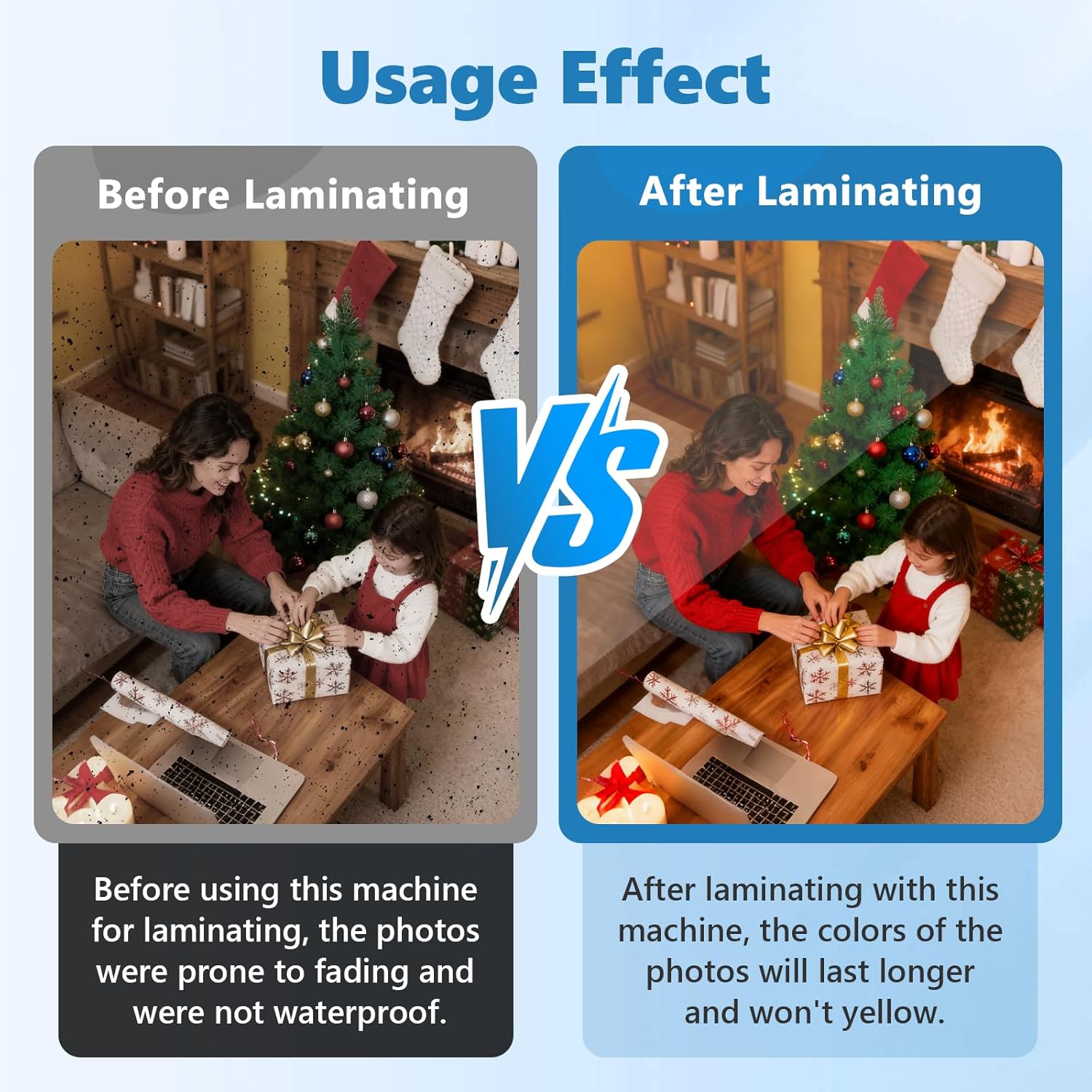 MXBAOHENG 13.78” Laminating Machine with 2 Rolls of Film, 110V Hot Cold Roll Laminator with Adjustable Speed Function, A3/A4 Digital Display Electric Laminator, Single- & Double-Sided Lamination