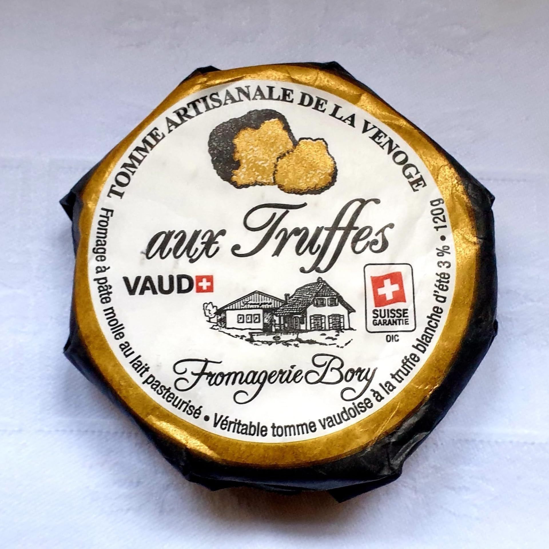 Plateau Signature – Crottin de Chèvre Pas de Loup 60g, Comté AOP Mamie Or 200g, Morbier AOP 250g, Cœur Neufchâtel AOP 200g, Tomme Fourrée aux Truffes Mifroma 120g – 830g – Sélection de Fromages França