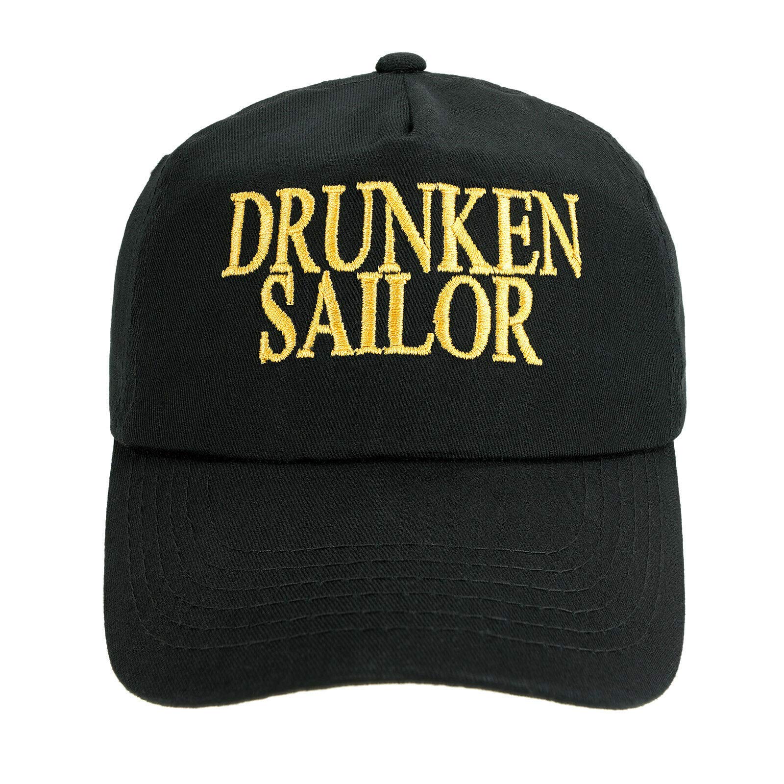 4soldBoys Mens Women 100% Cotton Yachting Baseball Cap Inscription Lettering Baseball Captain Sun Summer Hat Black Gold