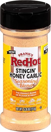 Frank's RedHot Stingin' Honey Garlic Seasoning Blend (Gluten Free), 5.36 oz (Pack of 6)