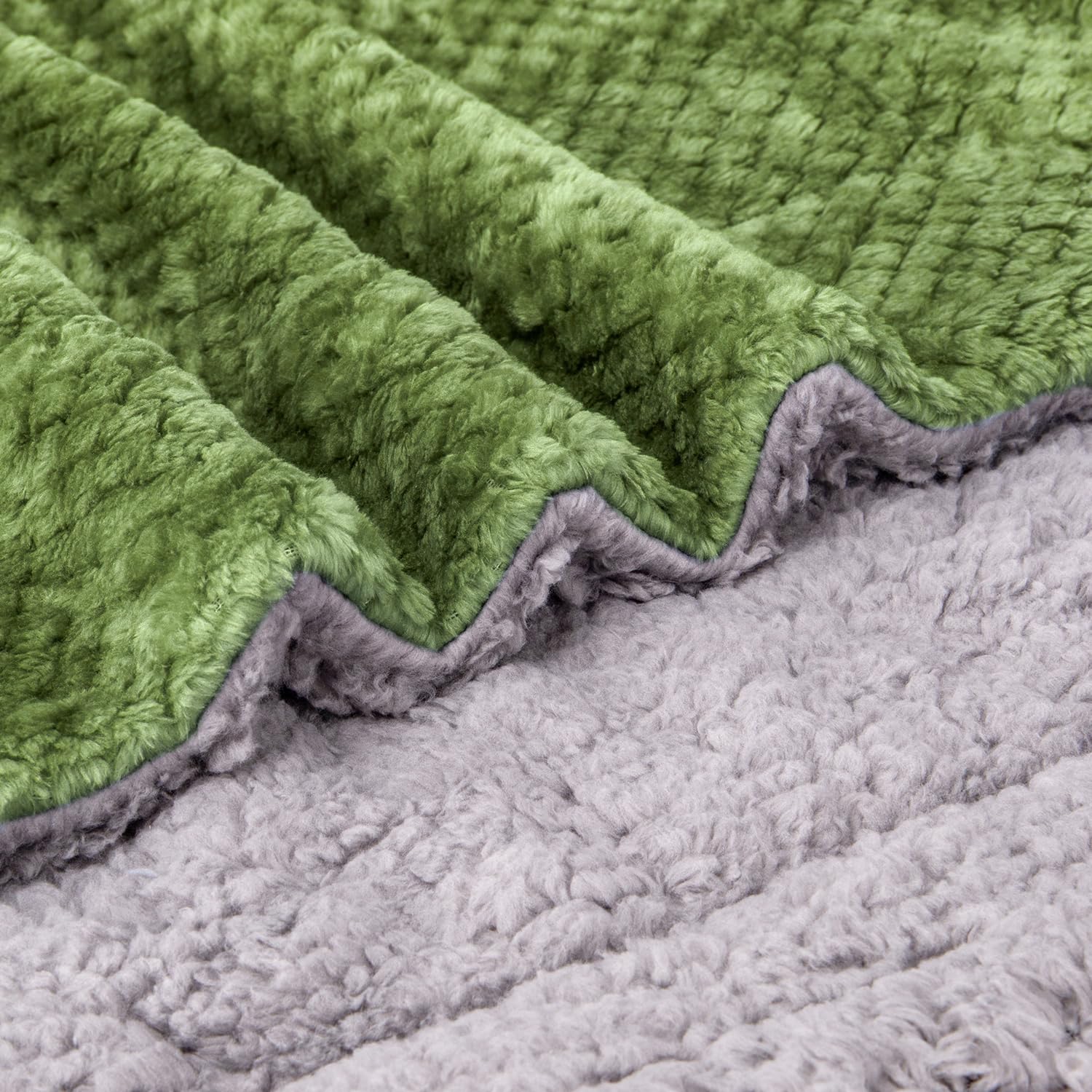 Fuzzy Blanket or Fluffy Blanket for Baby, Soft Warm Cozy Coral Fleece Toddler, Infant or Newborn Receiving Blanket for Crib, Stroller, Travel, Decorative (28Wx40L, XS-Flint Gray)