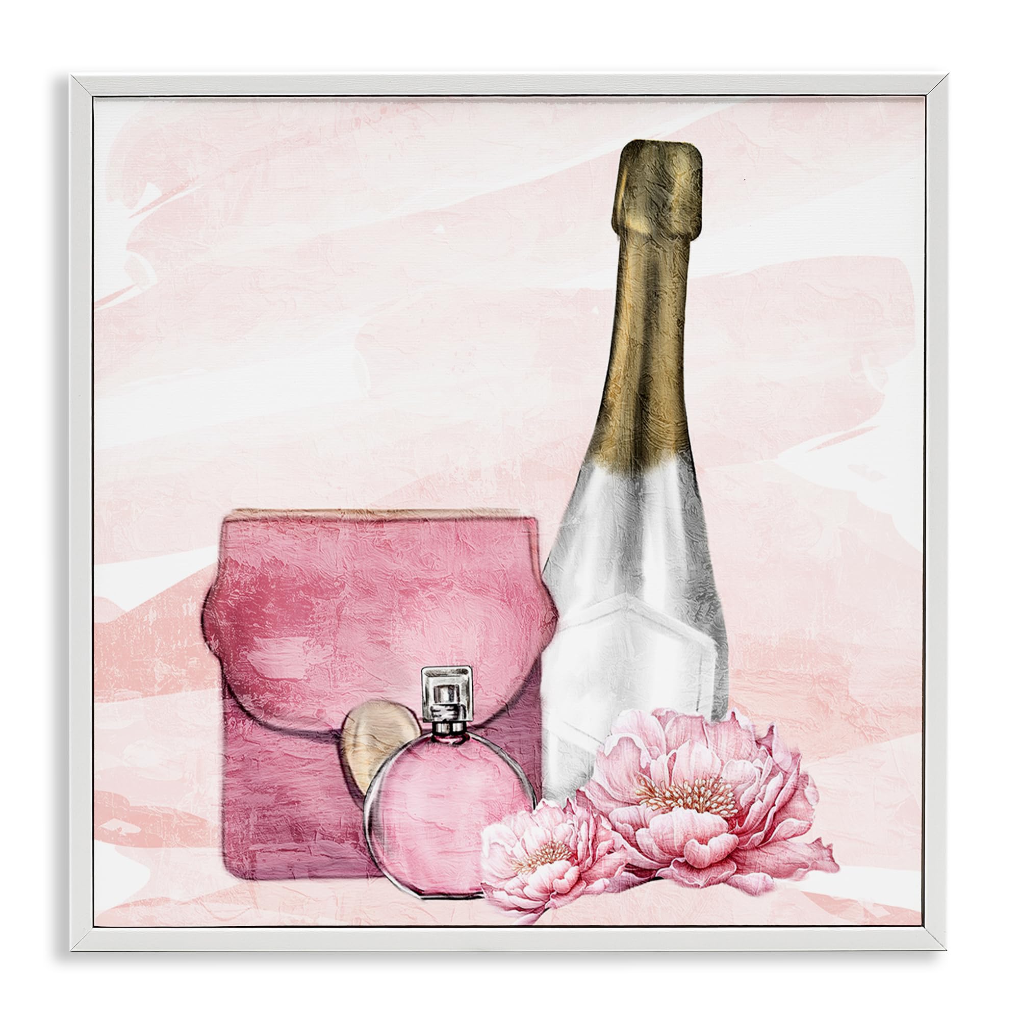 'Glam Time Champagne'| Framed Giclee Art