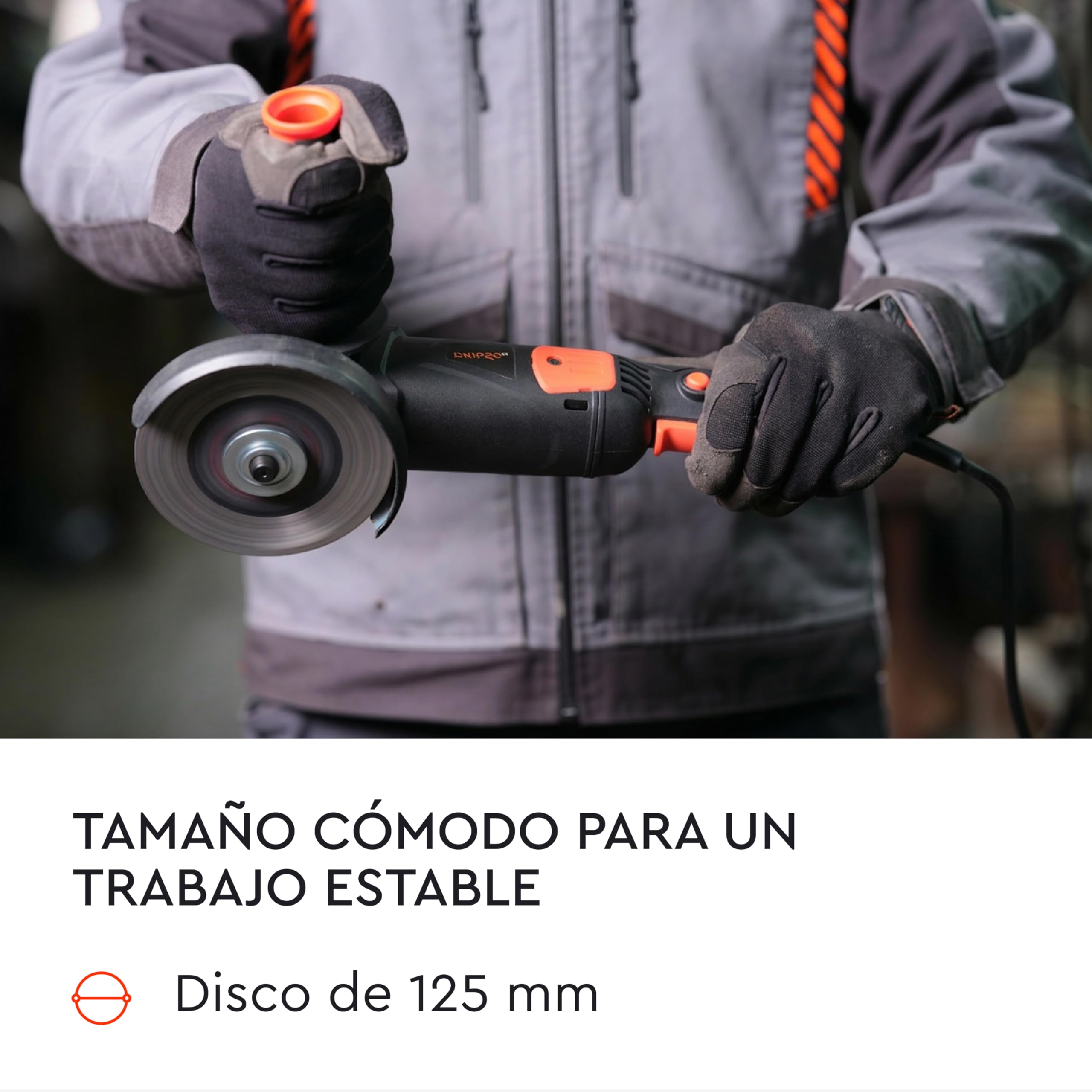 Amoladora Angular Dnipro-M GL-145S 950W 125mm, Regulador 3000-10500 RPM
