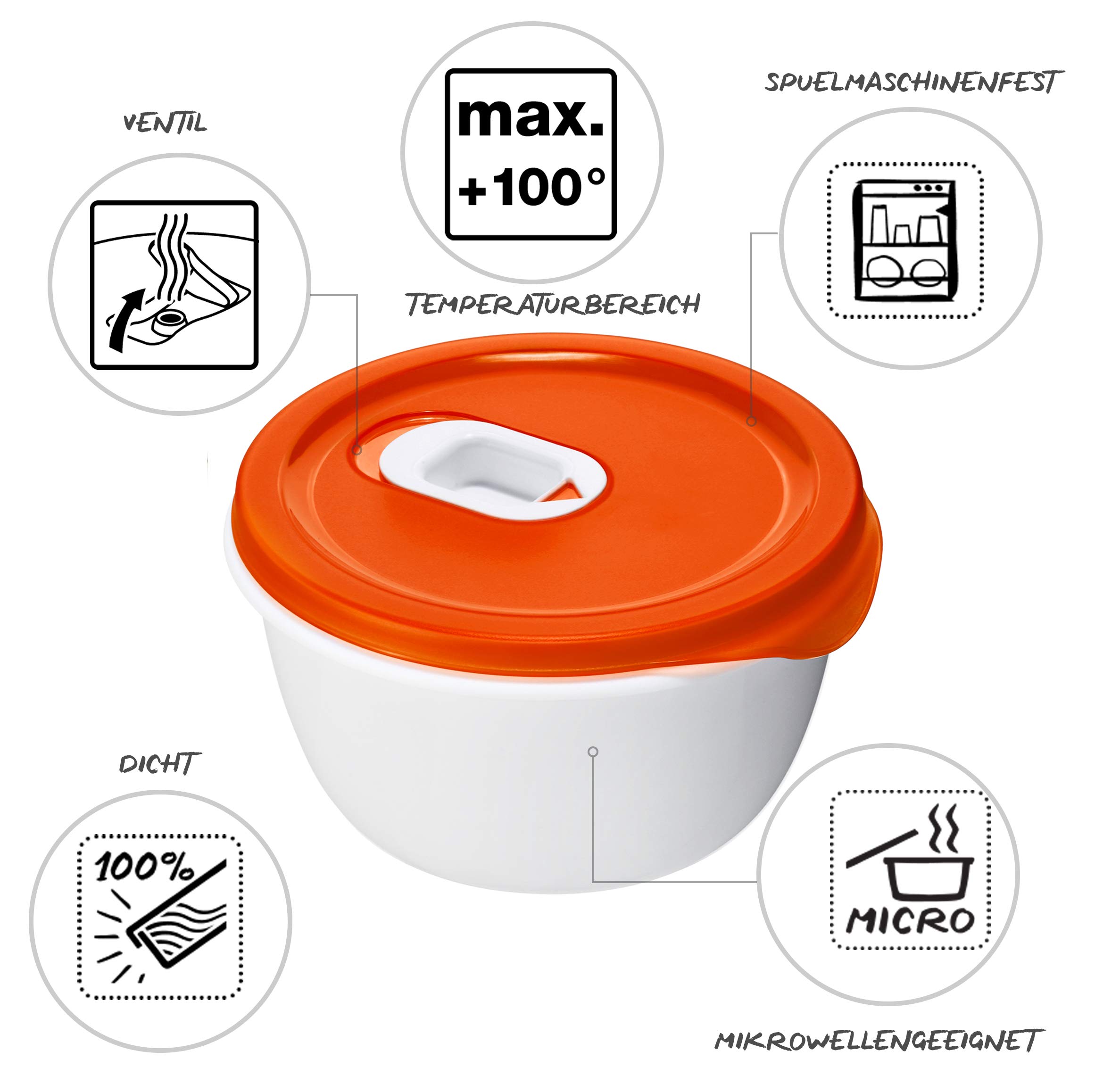 KitchenCraft Stampo per ghiaccioli con 4 manici, plastica senza BPA