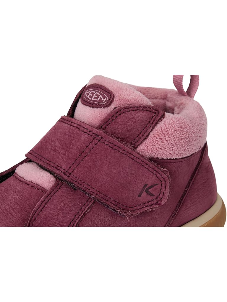 Pink KEEN KNX Middie Easy On Strap Comfortable Barefoot Feel Sneakers (Little Kid/Big Kid)