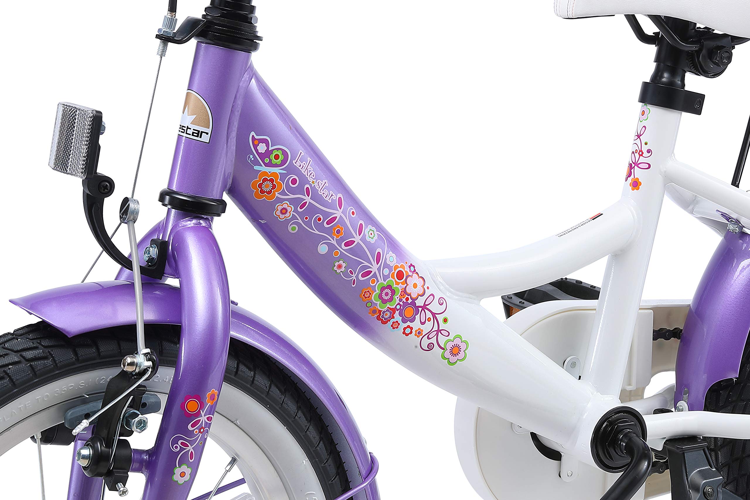BIKESTAR Kinderfahrrad für Jungen und Mädchen ab 4 Jahre | 14 Zoll Kinderrad Classic | Fahrrad für Kinder | Risikofrei Testen