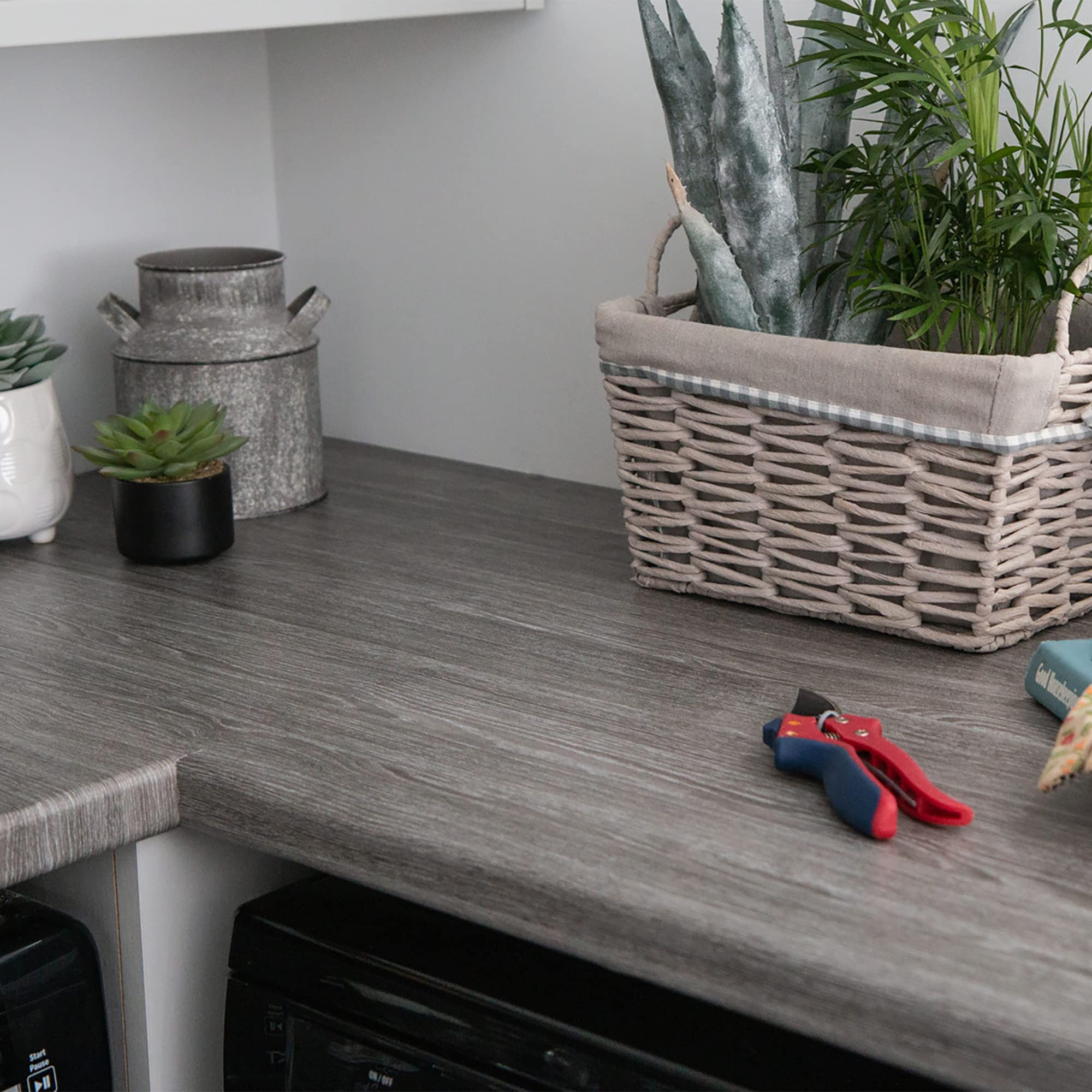 Vinyl Warehouse.co.uk Grey Vinyl Warehouse 15M X 67Cm D-C-Fix Sheffield Oak Wood Sticky Back Vinyl Furniture & Kitchen Wrap (200-8302)