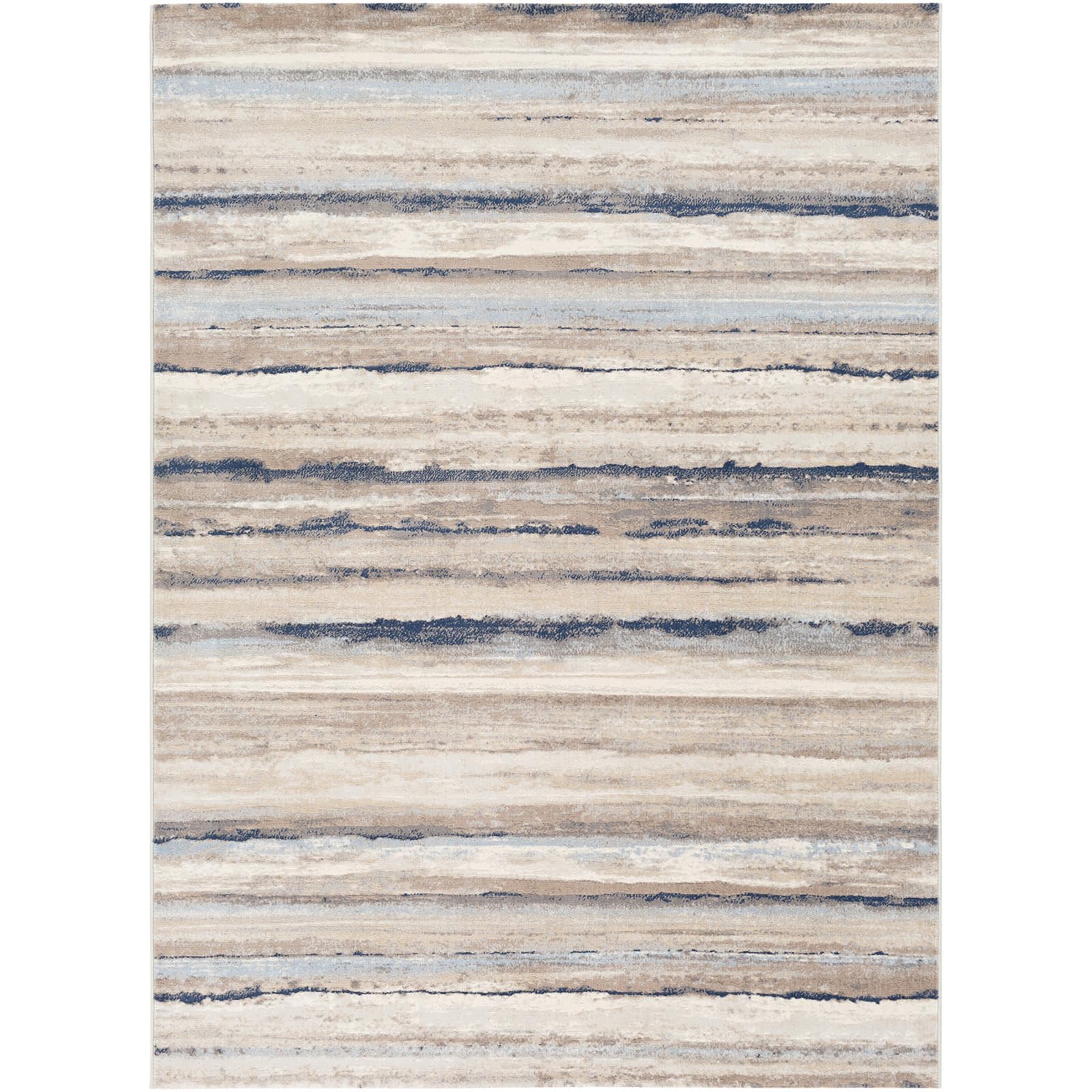Livabliss Pandora Bruges Tapis 160x215 cm – Ivoire, Marron, Gris, Poil Ras