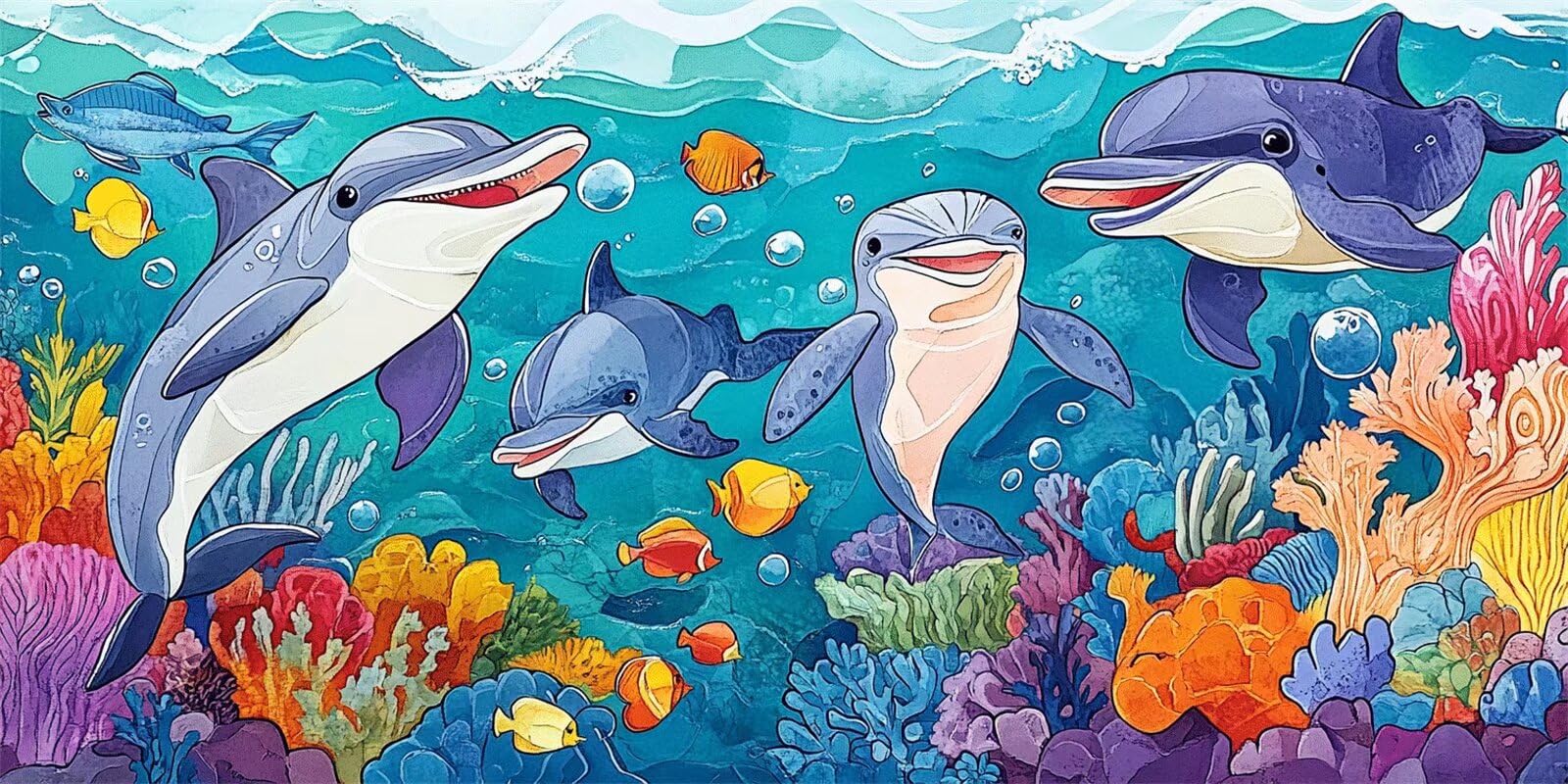 Grande Dipingere con i Numeri 60x120cm Dipingere con i Numeri Adulti Mare Paint by Numbers Hobby Creativi Adulti e Principianti fai da te Kit Completo Craftoria,Decorazioni Casa Regalo Animale-y1203