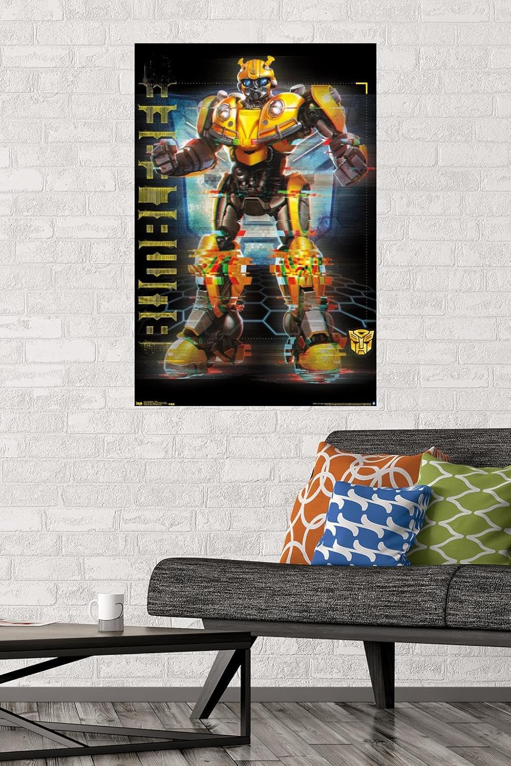 Trends International Hasbro Transformers: Bumblebee - Glitch Wall Poster, 22.375" x 34", Premium Unframed Version