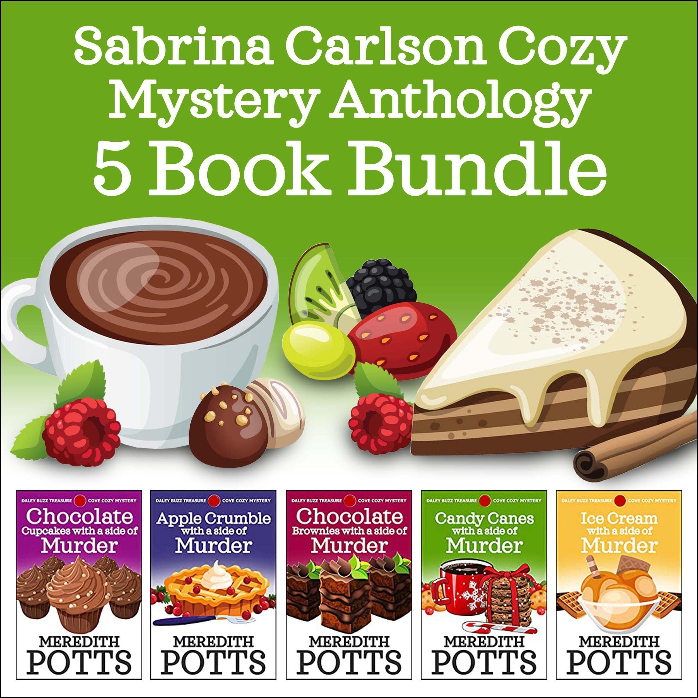 Cover art for Sabrina Carlson Cozy Mystery Anthology