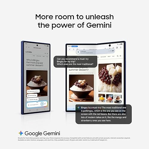 Miniatura 4 de Samsung Teléfono celular Galaxy Z Fold7, teléfono inteligente AI de 512 GB, Android desbloqueado, ediciones de fotos AI, pantalla grande, batería de