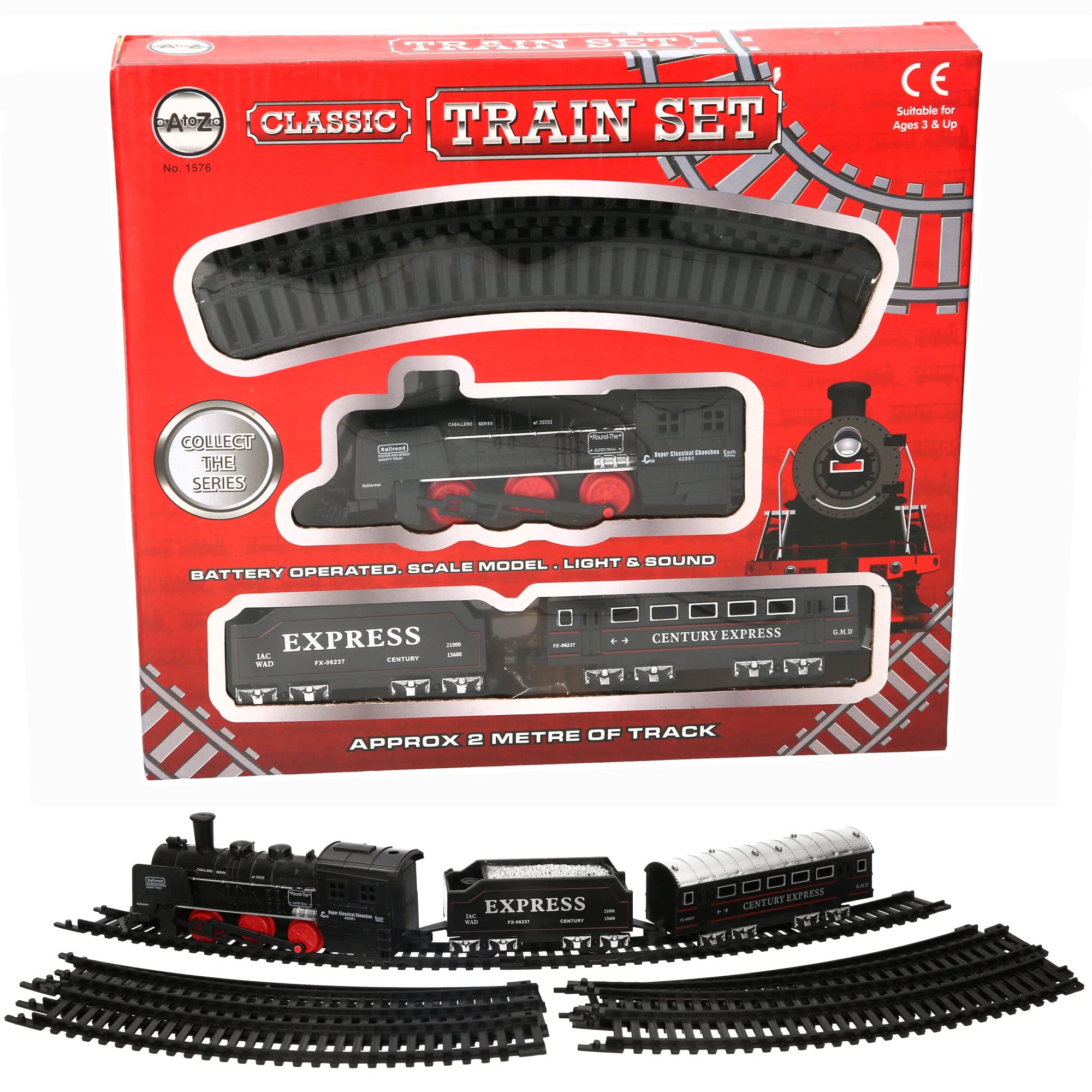A to Z 1576 Train Set, Multi : Amazon.co.uk: Toys & Games