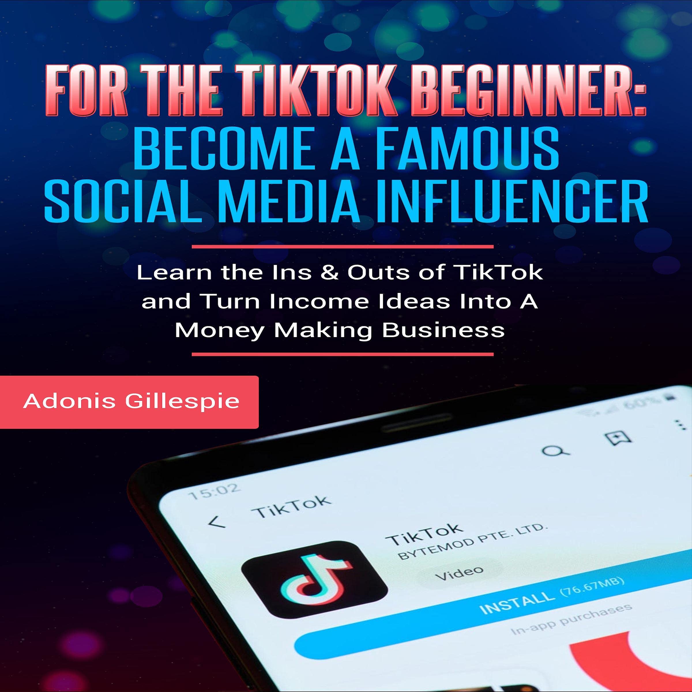 Cover art for For the TikTok Beginner: Become a Famous Social Media Influencer