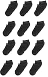 Boys' Socks, Double Tough Cushioned Ankle and No Show, 12-Pair Packs
