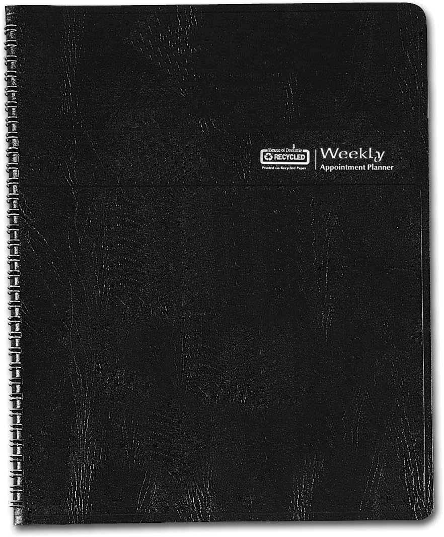 House of Doolittle Professional Weekly Planner 24 Months, 2 Year January 2014 to December 2015, 8.5 x 11 Inches, Vertical Format, Recycled (HOD272002)