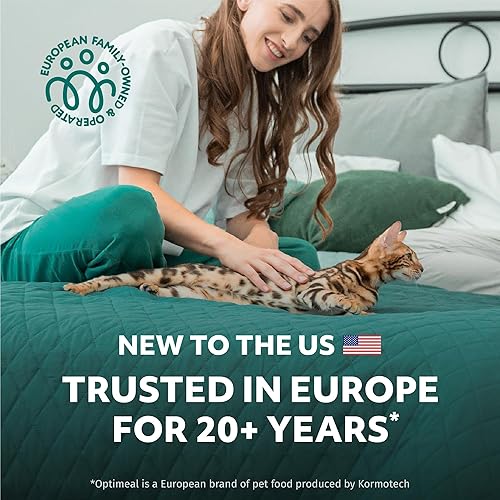 Miniatura 6 de Optimeal Vital Nurture - Alimento para gatitos  Orgullosamente ucraniano  Receta seca de comida para gatitos para una digestión saludable, sabrosa
